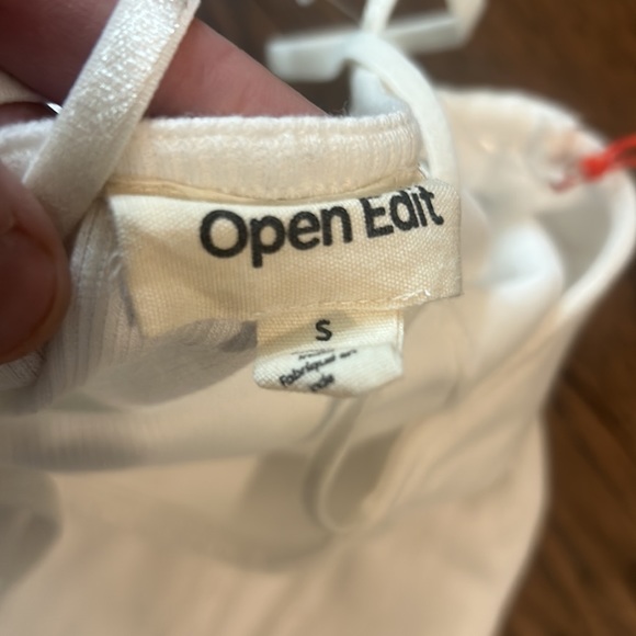 Open Edit Rib Bodysuit - Picture 2 of 4